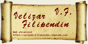 Velizar Filipendin vizit kartica